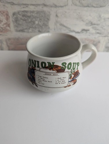 Onion soup recipe mug - onion,