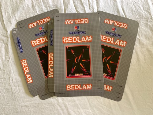 Vectrex bedlam cartridge - "bedlam",