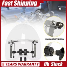 7/8'' 1'' Motorcycle Screen Windscreen Windshield Deflector Bars Large Universal