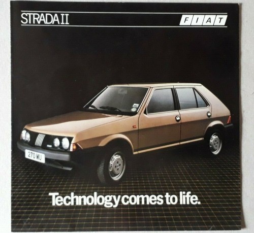 Fiat strada brochure 1983 - fiat, ii