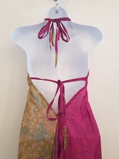 Dress Maxi Long Pink Vintage