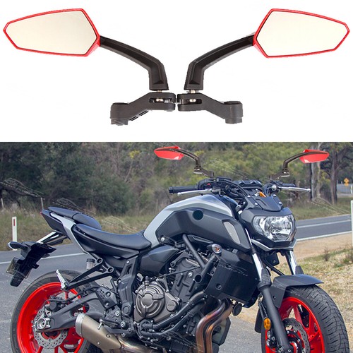 Red motorcycle rearview - red,