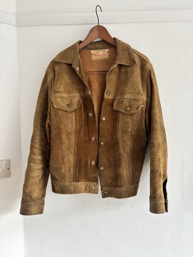 Levi big suede trucker - e,