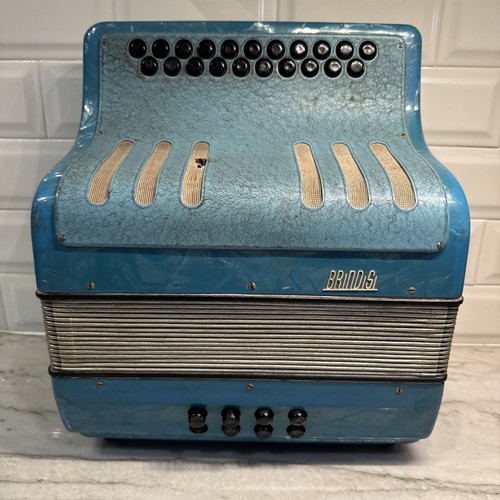 Brindisi diatonic button blue - brindisi,