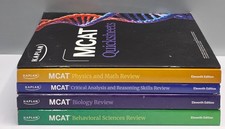 Kaplan MCAT 11th Edition Lot