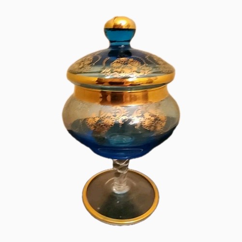 Vintage bohemian blue gold - &,