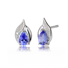 Natural Tanzanite Earrings