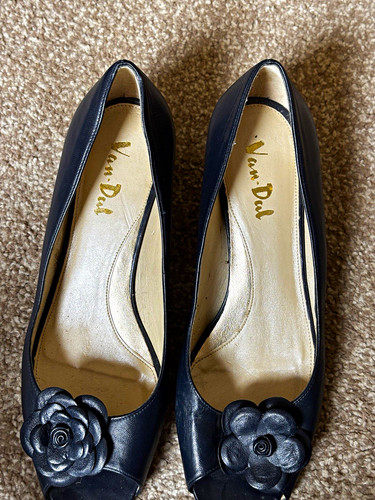 Van dal navy leather court - dal,