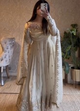 CREAM DESIGNER FENDY SILK
