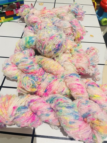 390g hand dyed yarn - dyed,