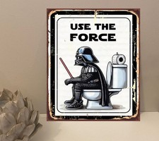 1x Use The Force Toilet Funny