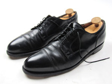 Alden 971 Straight Tip Blucher (Black Calf) Cap Toe Oxford Mens Shoes Size 10 C
