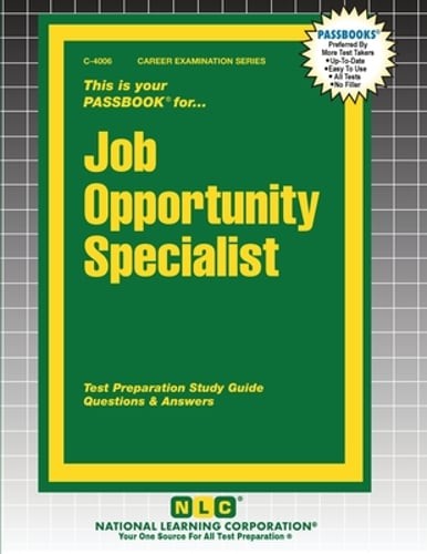 Job opportunity specialist - specialist, by