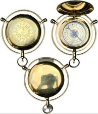 Brass Alethiometer Golden Compass Style Gyroscope Compass – His Dark Materials