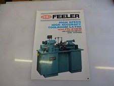 Feeler Toolroom Model FTL-618EM lathe brochure