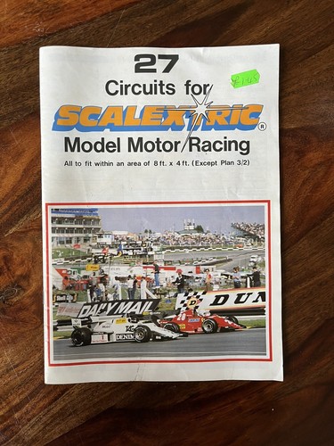 Vintage scalextric booklet - scalextric,