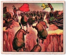 VINTAGE 1949 BOWMAN WILD WEST