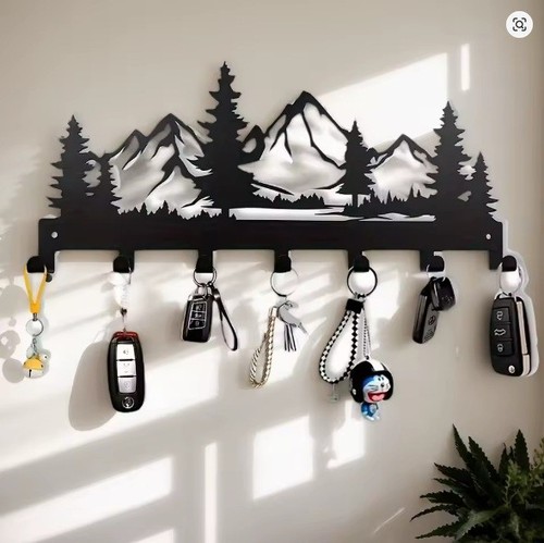 Forest mountain wall - wall, key