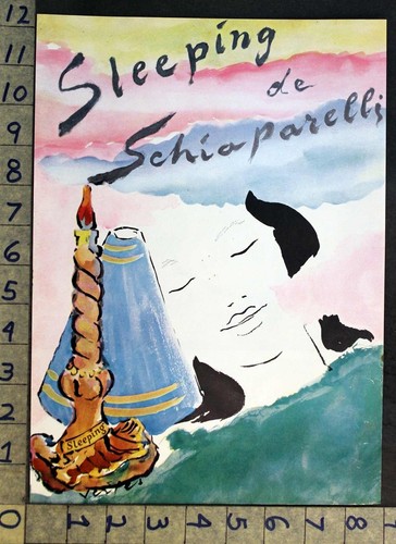 1945 art deco perfume sleeping - 1945,