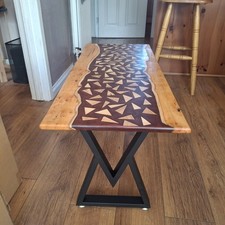 River Coffee Table, Hand Made