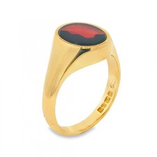 18ct Yellow Gold Rhodolite