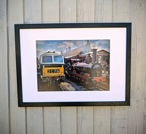 Framed british rail - rail, railwayana