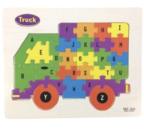 Children wooden abc alphabet - children's,
