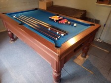Premier Statesman Slate Bed, Mahogany, Pub Style Pool Table, 7ft x 4ft, 