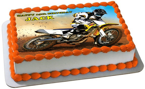 Motorbike premium edible - a4,