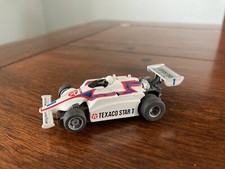 Tyco 440-X2 Ho Slot Car TEXACO STAR Havoline #1 F1 Indy Race Car White - Tested