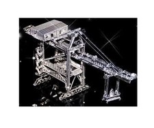 Metal Model Dock Crane 3D