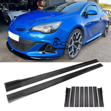 86.6" Side Skirts Rocker Panel Extension Splitter For Vauxhall Opel Astra J VXR