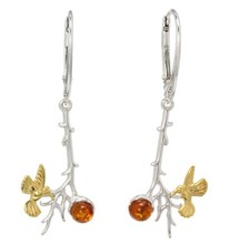 NATURAL BALTIC AMBER STERLING