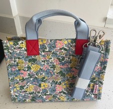 Cath Kidston Hand Bag Mini Flowers Little Sidekick Tote Bag BNWOT