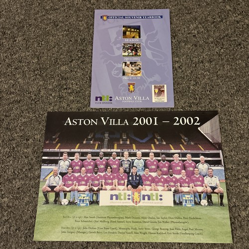 Aston villa 2001 yearbook - aston,