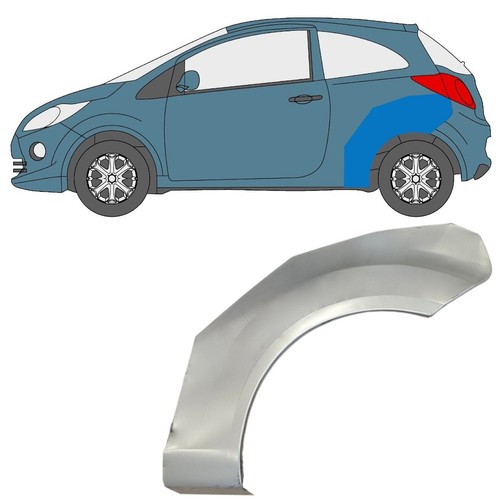 Rear wing repair panel for