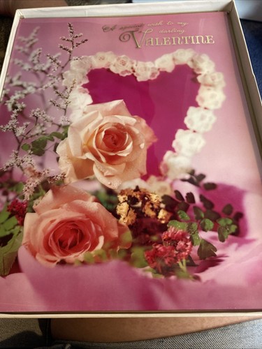 Vintage valentines card - vintage,