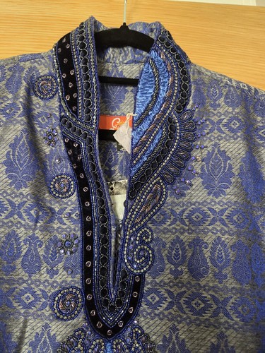 Mens sherwani navy blue - sherwani,