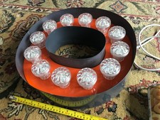 illuminated funfair style sign letter large 41x10cm