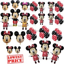 Party mane Mickey Minnie Mouse Head Foil Balloon Cartoon Toy 25" Inch Micky Mini