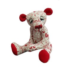 Noel  fabric teddy bear sewing