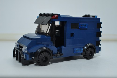 Swat truck police navy blue - truck,