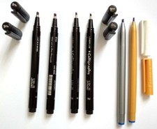 6 X CHISELLED NIB CALLIGRAPHY