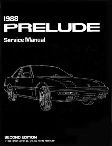 1988 honda prelude factory - 1988,