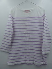Ladies Charles Tyrwhitt White Long Sleeve 100% Cotton Top Size 10
