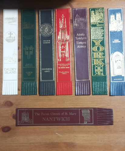 Assorted vintage leather