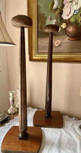 Pair vintage french oak - vintage, hat