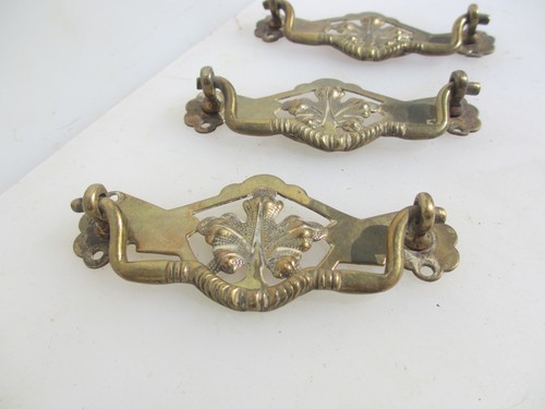 Antique brass drawer - antique,