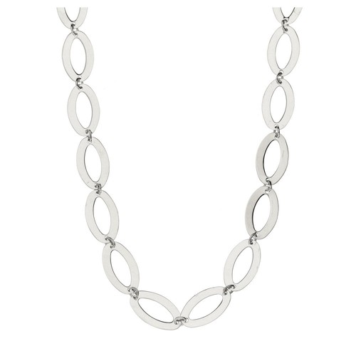 9ct white gold flat - white,
