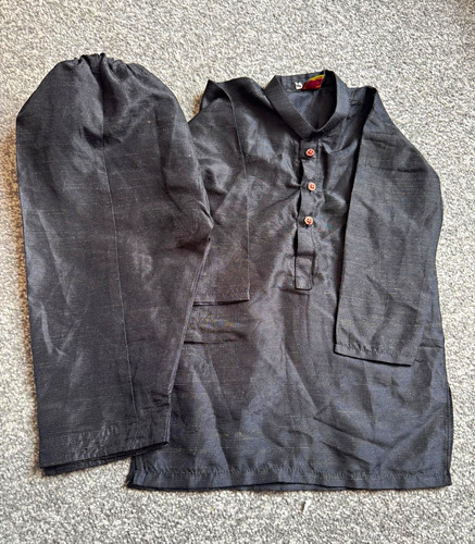 Boys black kurta - kurta/kurti, top
